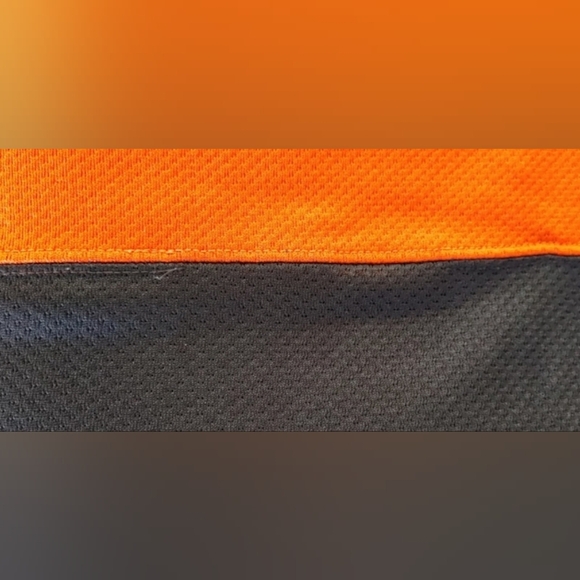 Vtg 90s Starter NHL Philadelphia Flyers Youth Kids Long Sleeve Mesh Hockey Jerse - Picture 6 of 10